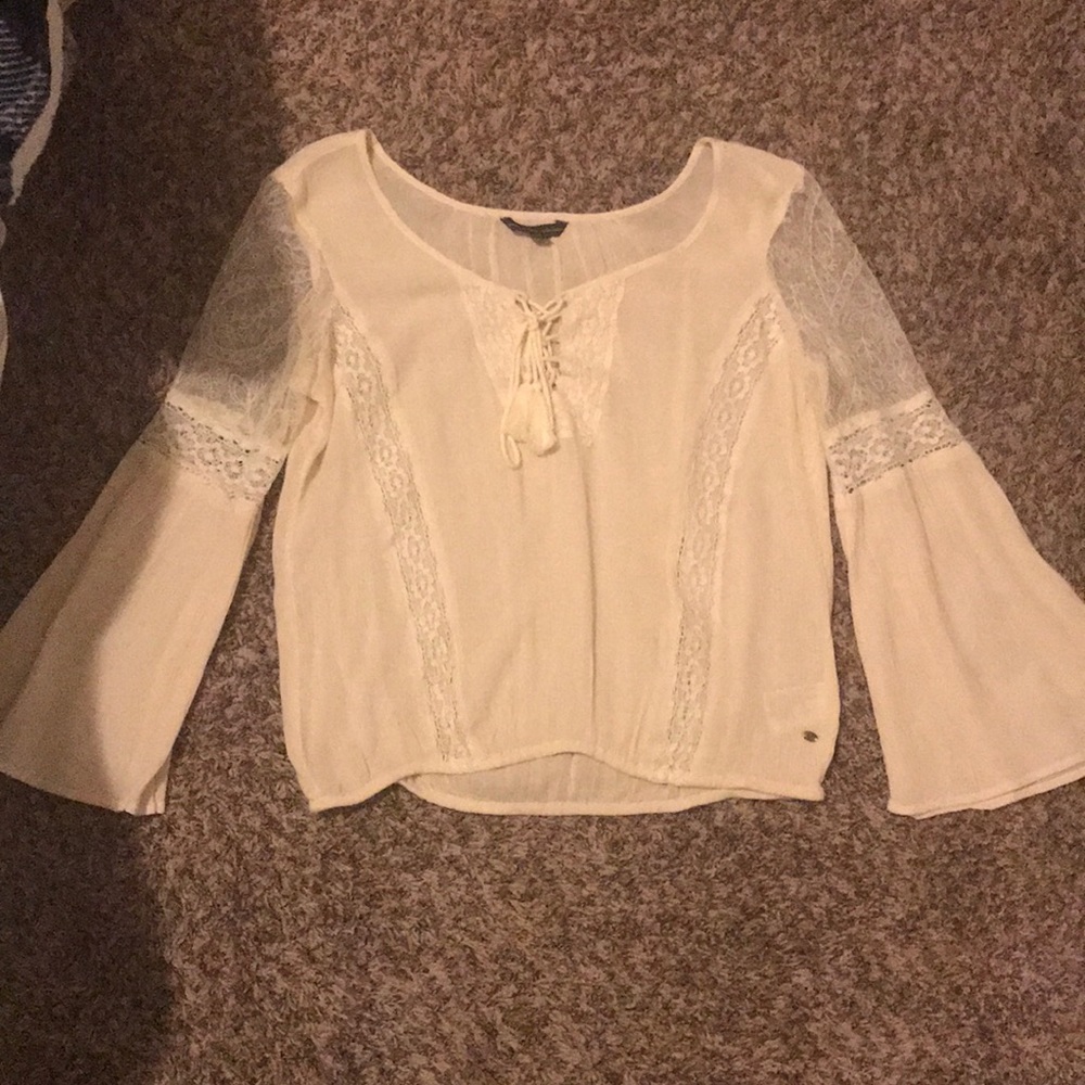 Cream blouse